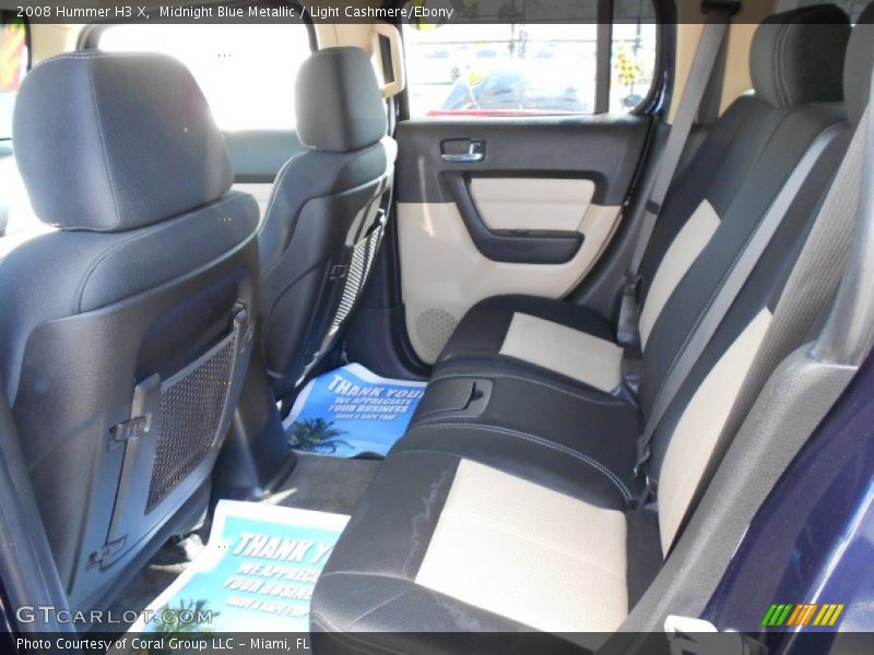 Midnight Blue Metallic / Light Cashmere/Ebony 2008 Hummer H3 X
