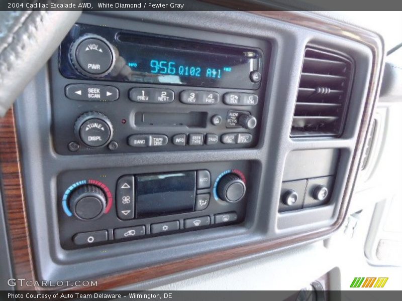 White Diamond / Pewter Gray 2004 Cadillac Escalade AWD