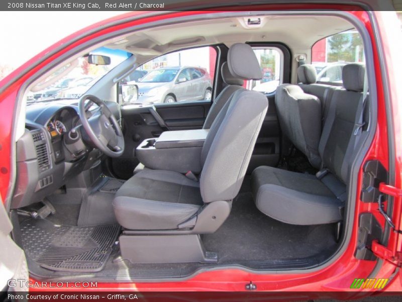  2008 Titan XE King Cab Charcoal Interior
