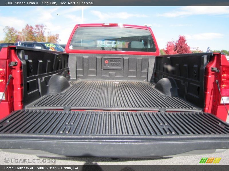 Red Alert / Charcoal 2008 Nissan Titan XE King Cab