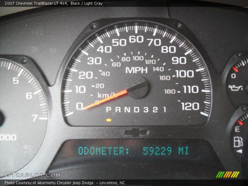 Black / Light Gray 2007 Chevrolet TrailBlazer LT 4x4