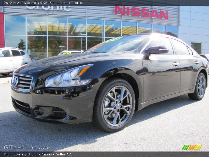 Super Black / Charcoal 2012 Nissan Maxima 3.5 SV