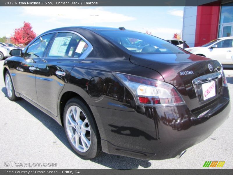 Crimson Black / Charcoal 2012 Nissan Maxima 3.5 SV