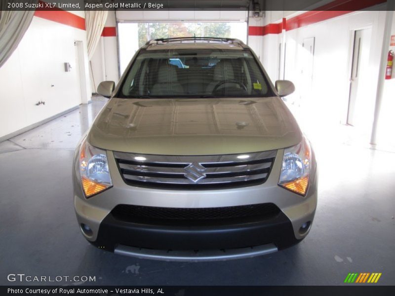 Aspen Gold Metallic / Beige 2008 Suzuki XL7 Limited