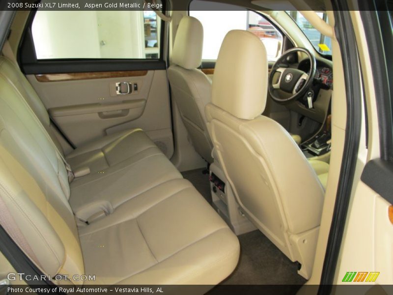 Aspen Gold Metallic / Beige 2008 Suzuki XL7 Limited