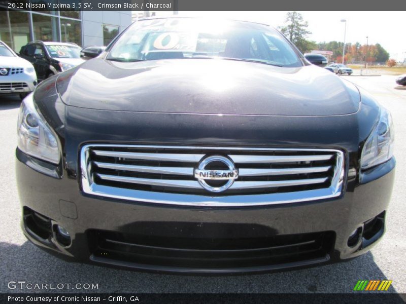 Crimson Black / Charcoal 2012 Nissan Maxima 3.5 SV