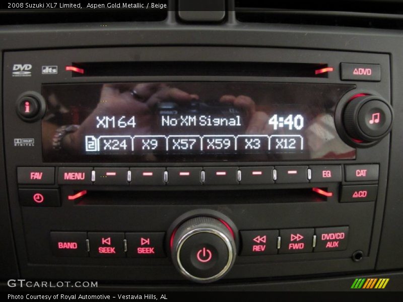 Aspen Gold Metallic / Beige 2008 Suzuki XL7 Limited