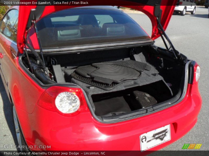 Salsa Red / Titan Black 2009 Volkswagen Eos Komfort
