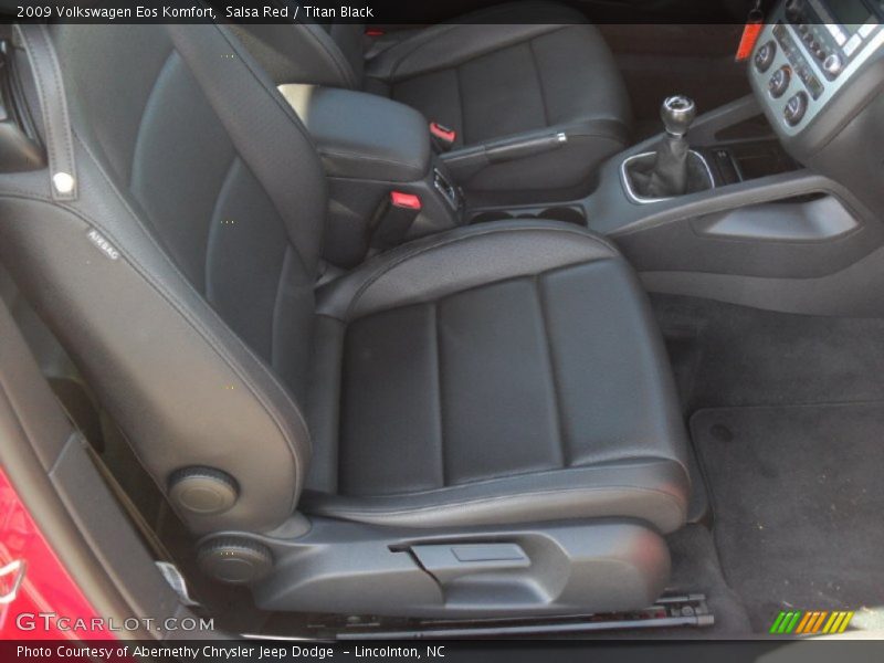Salsa Red / Titan Black 2009 Volkswagen Eos Komfort