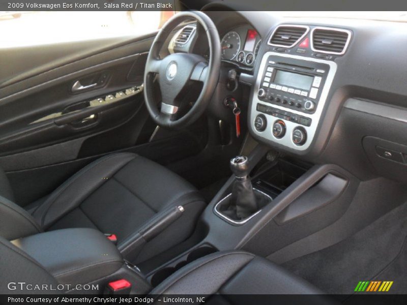 Salsa Red / Titan Black 2009 Volkswagen Eos Komfort