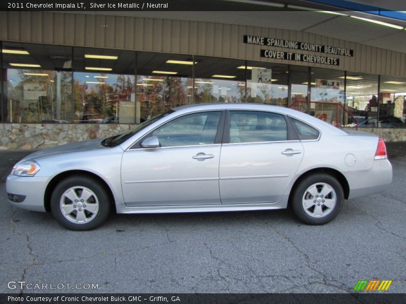 Silver Ice Metallic / Neutral 2011 Chevrolet Impala LT