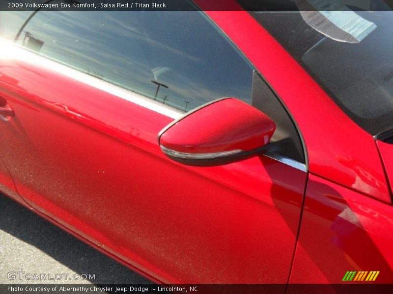 Salsa Red / Titan Black 2009 Volkswagen Eos Komfort