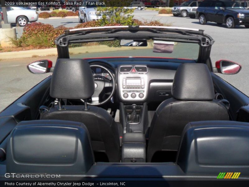Salsa Red / Titan Black 2009 Volkswagen Eos Komfort