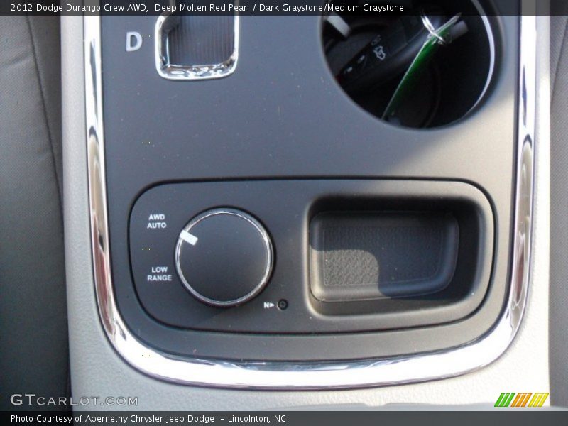 Controls of 2012 Durango Crew AWD