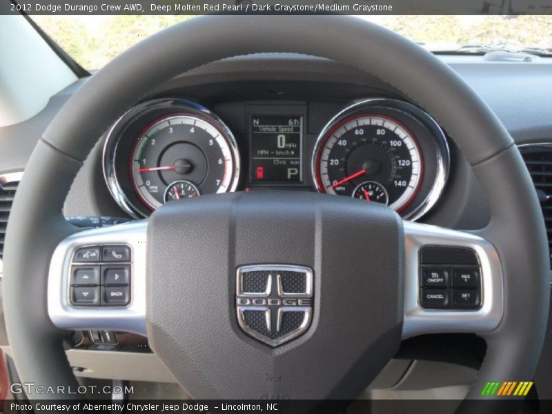  2012 Durango Crew AWD Steering Wheel