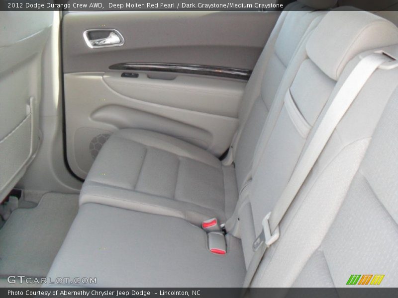  2012 Durango Crew AWD Dark Graystone/Medium Graystone Interior
