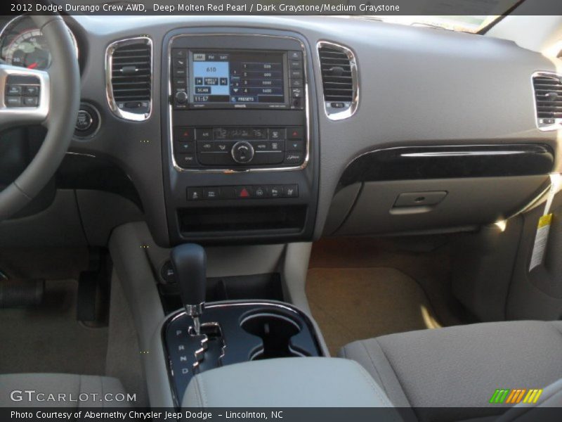 Deep Molten Red Pearl / Dark Graystone/Medium Graystone 2012 Dodge Durango Crew AWD