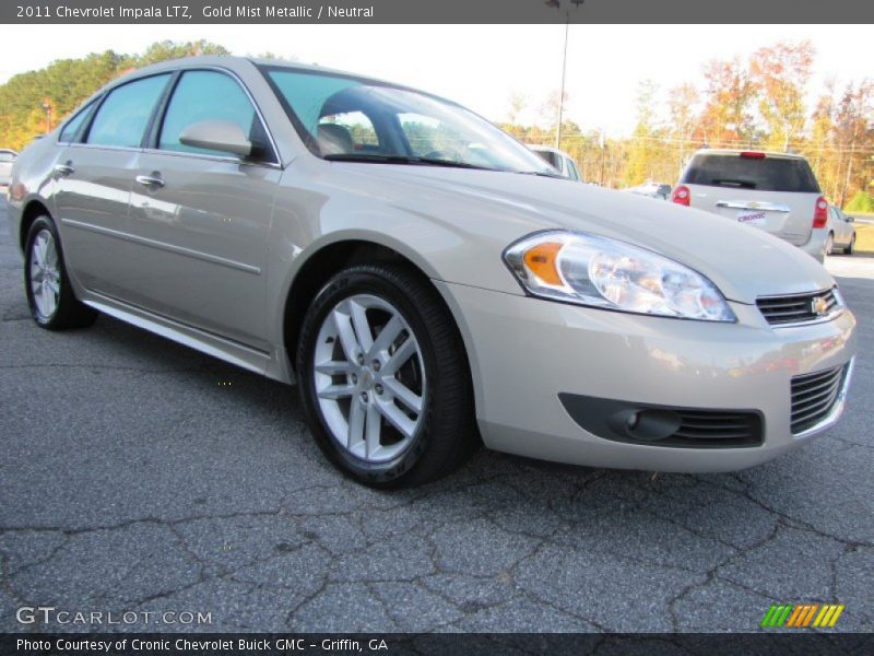 Gold Mist Metallic / Neutral 2011 Chevrolet Impala LTZ