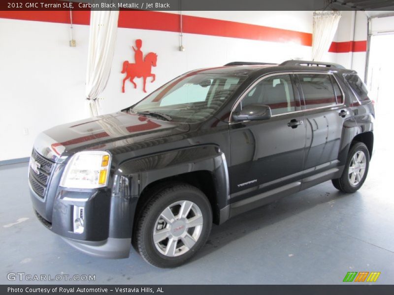 Carbon Black Metallic / Jet Black 2012 GMC Terrain SLE