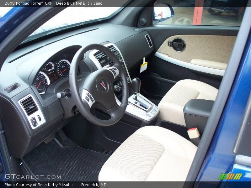 Deep Blue Metallic / Sand 2008 Pontiac Torrent GXP