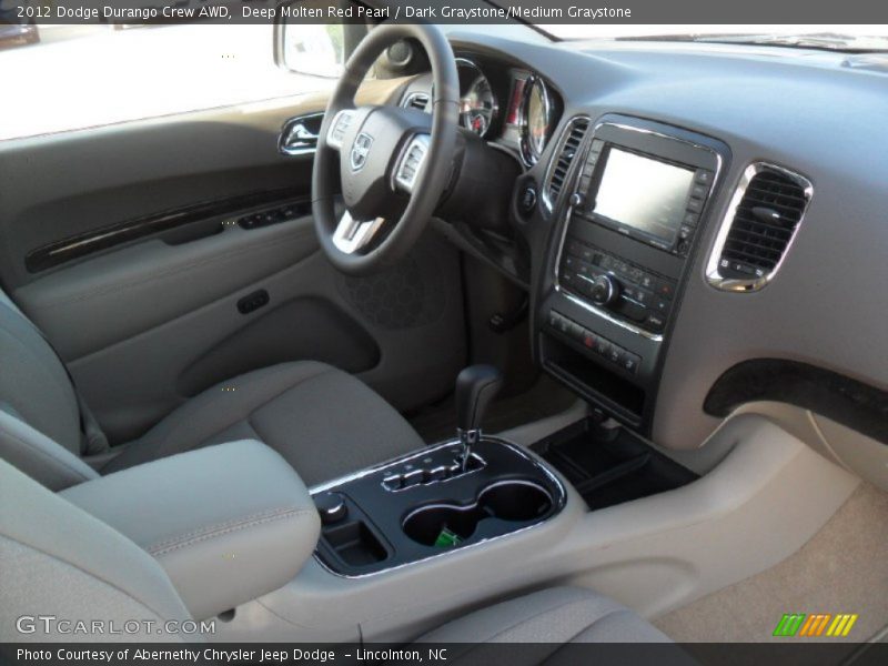 Deep Molten Red Pearl / Dark Graystone/Medium Graystone 2012 Dodge Durango Crew AWD