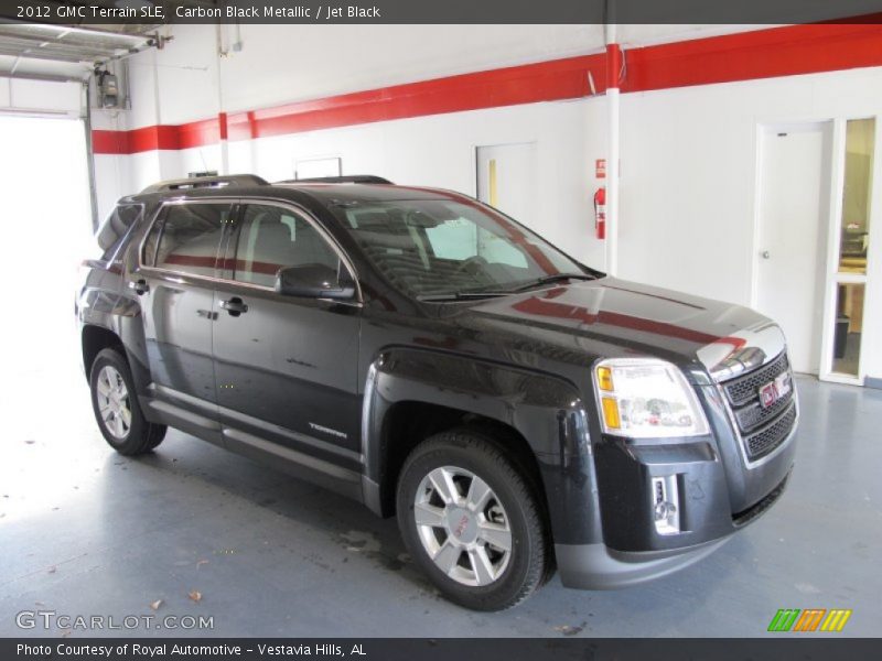Carbon Black Metallic / Jet Black 2012 GMC Terrain SLE