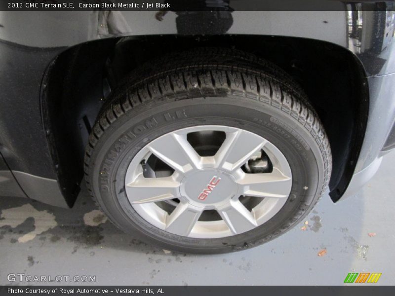 Carbon Black Metallic / Jet Black 2012 GMC Terrain SLE