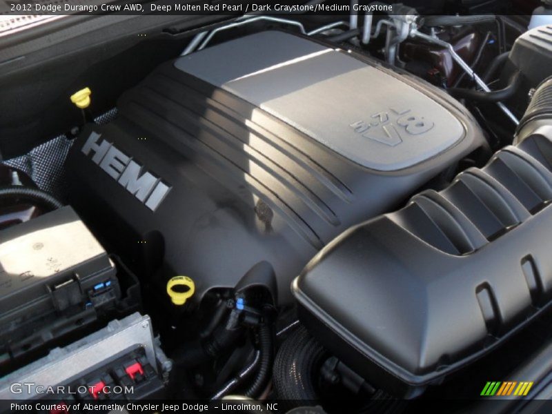  2012 Durango Crew AWD Engine - 5.7 Liter HEMI OHV 16-Valve MDS VVT V8