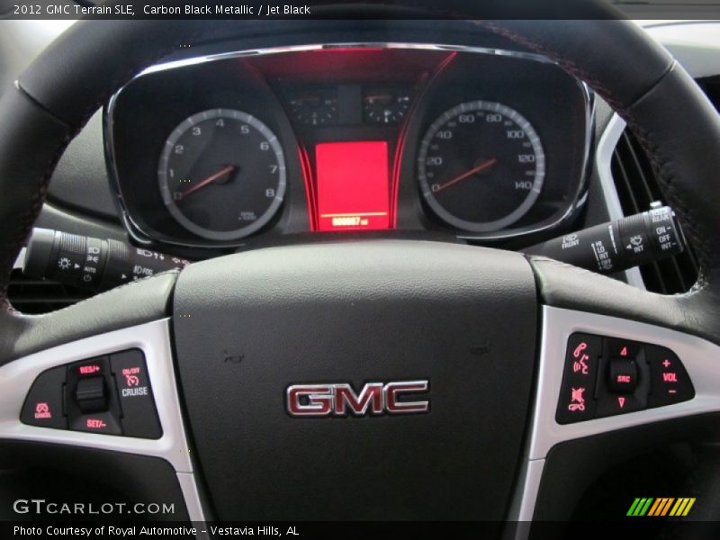 Carbon Black Metallic / Jet Black 2012 GMC Terrain SLE