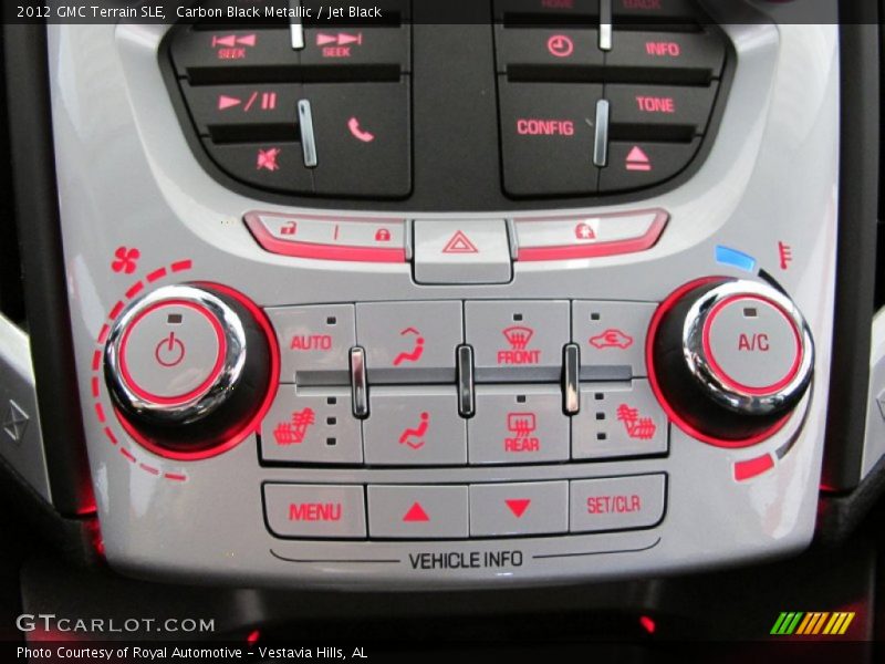 Heater and AC controls - 2012 GMC Terrain SLE