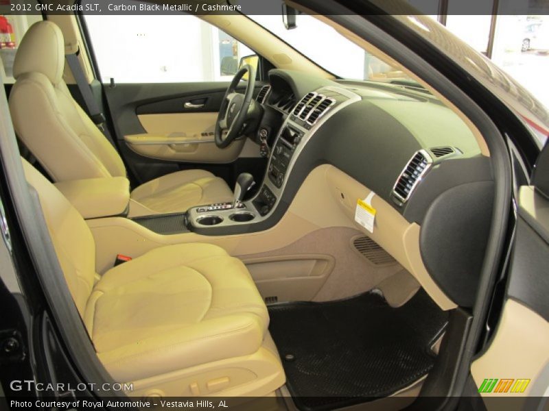 Carbon Black Metallic / Cashmere 2012 GMC Acadia SLT