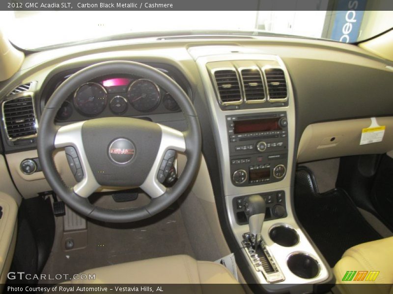 Carbon Black Metallic / Cashmere 2012 GMC Acadia SLT