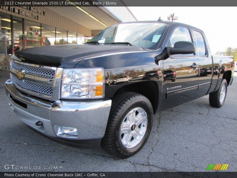 Black / Ebony 2012 Chevrolet Silverado 1500 LT Extended Cab