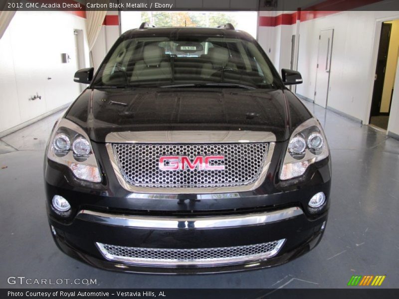 Carbon Black Metallic / Ebony 2012 GMC Acadia Denali