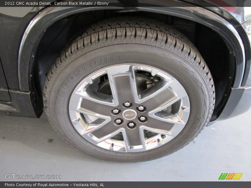 Carbon Black Metallic / Ebony 2012 GMC Acadia Denali