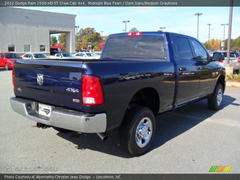 Midnight Blue Pearl / Dark Slate/Medium Graystone 2012 Dodge Ram 2500 HD ST Crew Cab 4x4