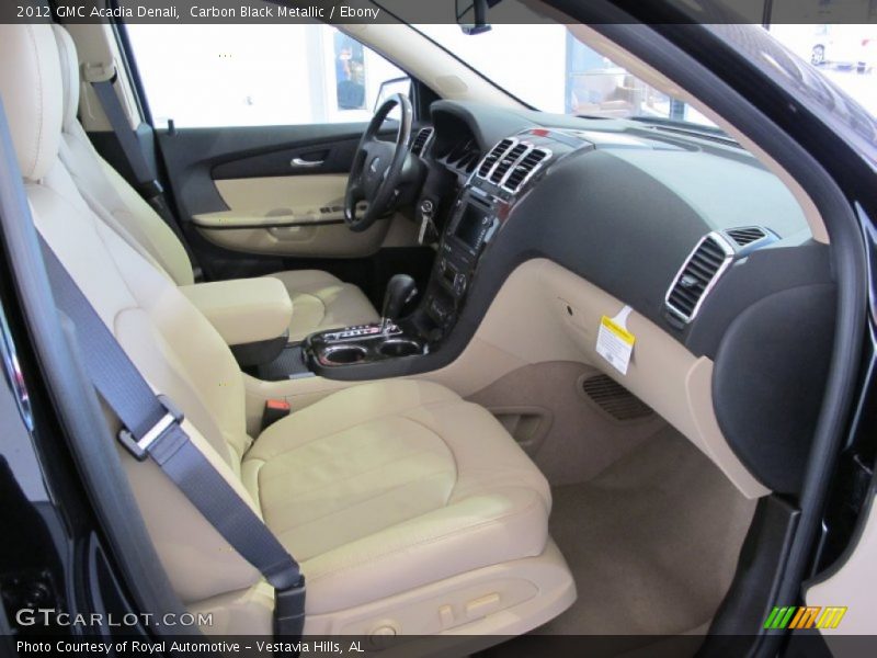 Carbon Black Metallic / Ebony 2012 GMC Acadia Denali