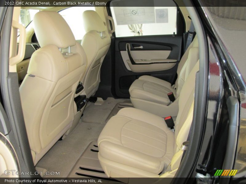 Carbon Black Metallic / Ebony 2012 GMC Acadia Denali