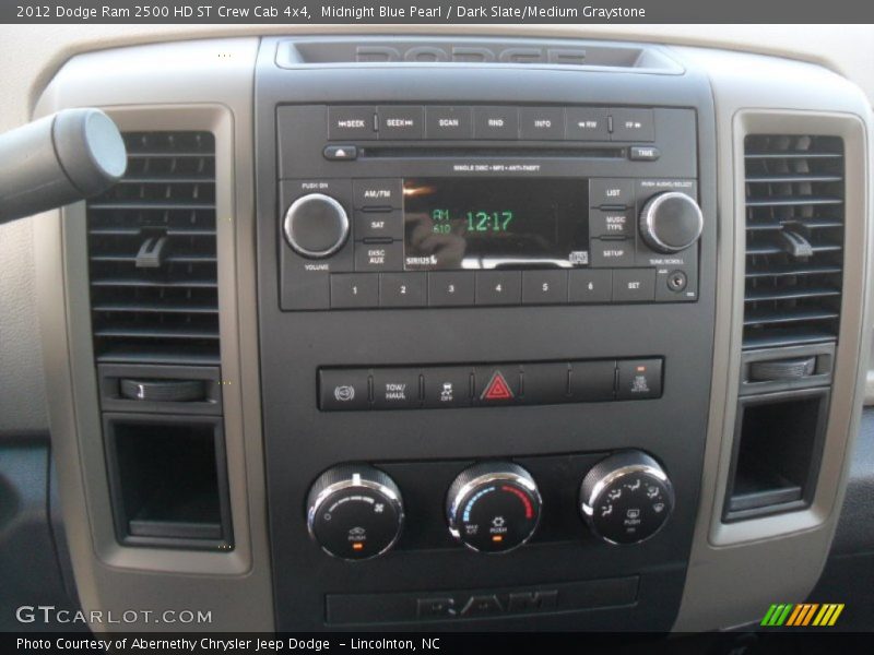 Midnight Blue Pearl / Dark Slate/Medium Graystone 2012 Dodge Ram 2500 HD ST Crew Cab 4x4
