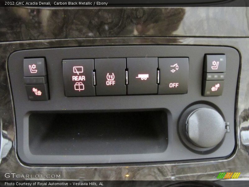 Carbon Black Metallic / Ebony 2012 GMC Acadia Denali