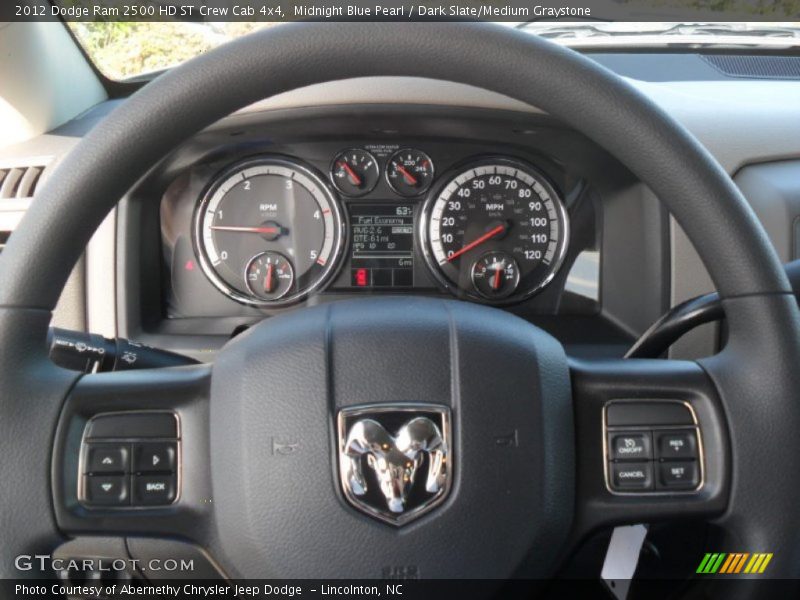 Midnight Blue Pearl / Dark Slate/Medium Graystone 2012 Dodge Ram 2500 HD ST Crew Cab 4x4