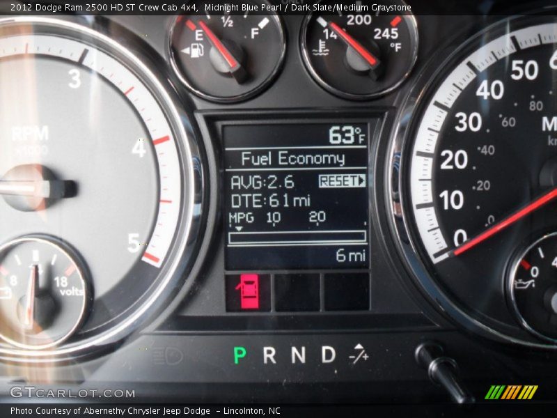 Midnight Blue Pearl / Dark Slate/Medium Graystone 2012 Dodge Ram 2500 HD ST Crew Cab 4x4