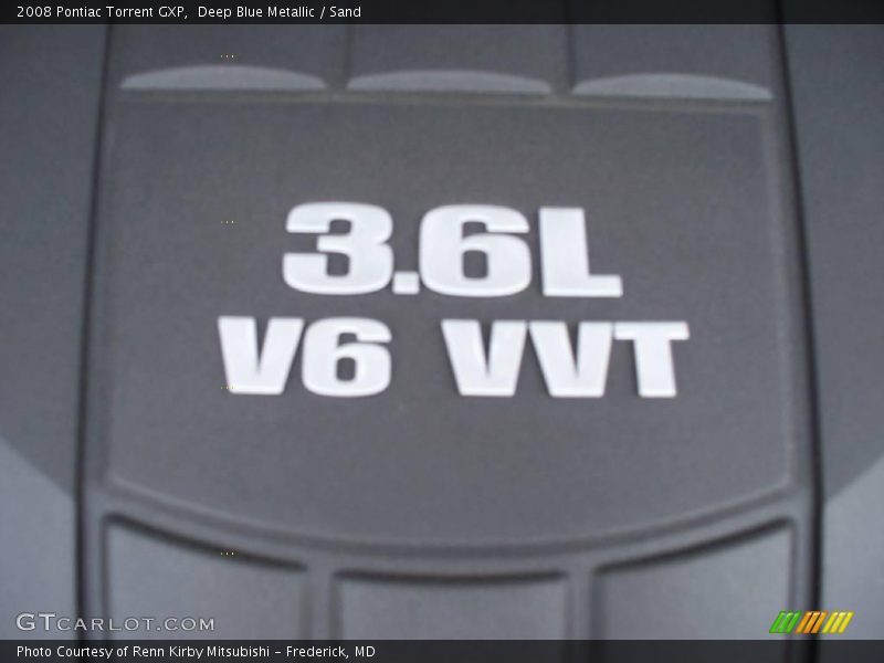 Deep Blue Metallic / Sand 2008 Pontiac Torrent GXP