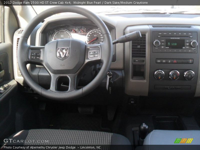Midnight Blue Pearl / Dark Slate/Medium Graystone 2012 Dodge Ram 2500 HD ST Crew Cab 4x4