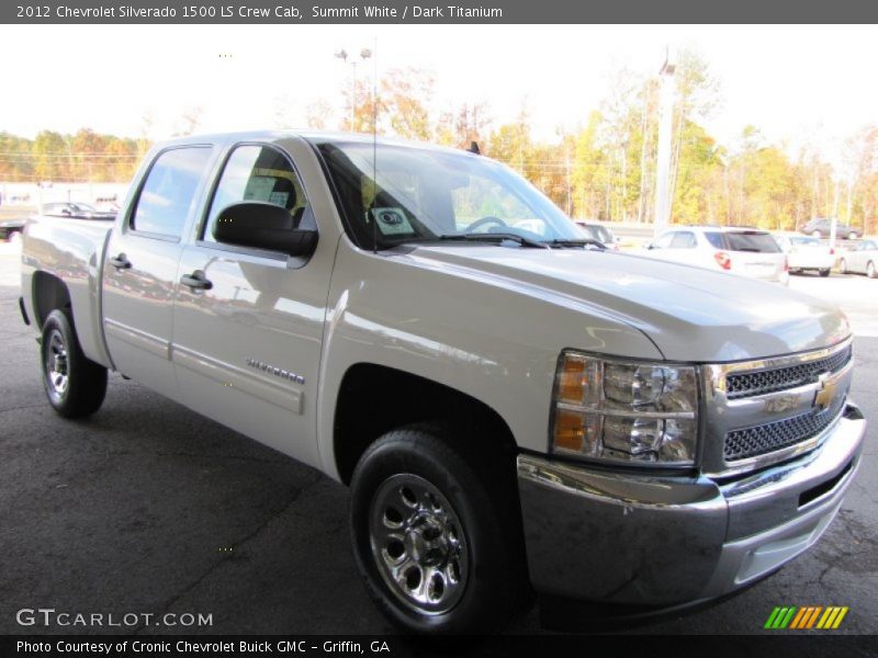 Summit White / Dark Titanium 2012 Chevrolet Silverado 1500 LS Crew Cab