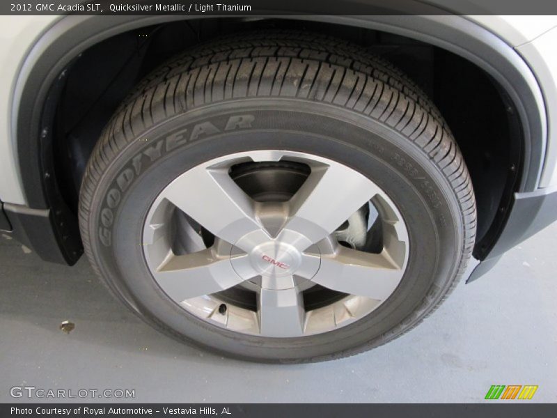 Quicksilver Metallic / Light Titanium 2012 GMC Acadia SLT