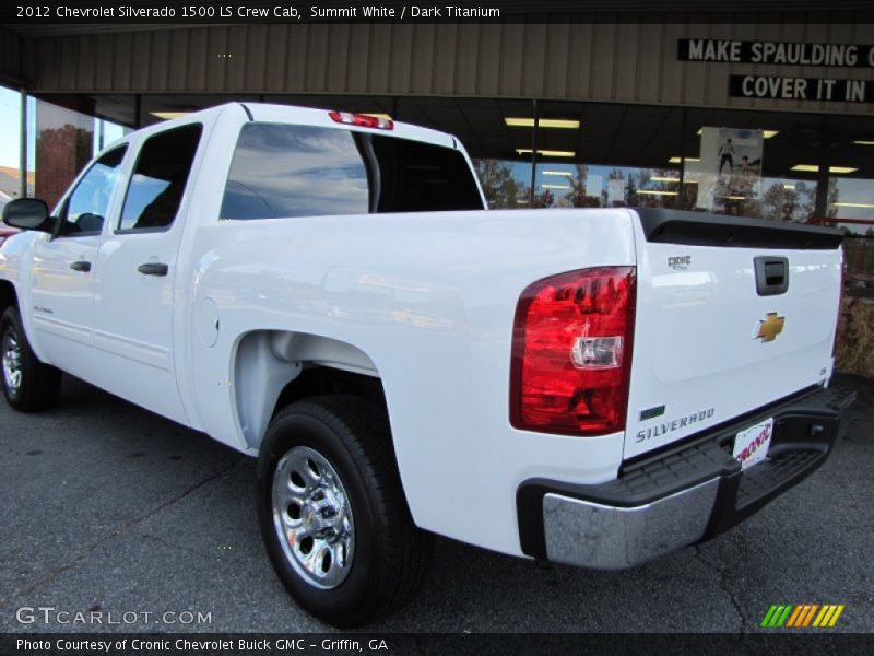 Summit White / Dark Titanium 2012 Chevrolet Silverado 1500 LS Crew Cab