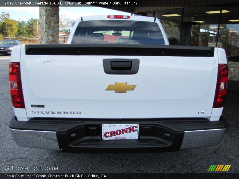 Summit White / Dark Titanium 2012 Chevrolet Silverado 1500 LS Crew Cab