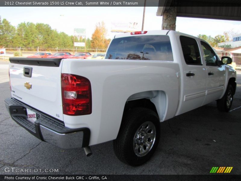 Summit White / Dark Titanium 2012 Chevrolet Silverado 1500 LS Crew Cab