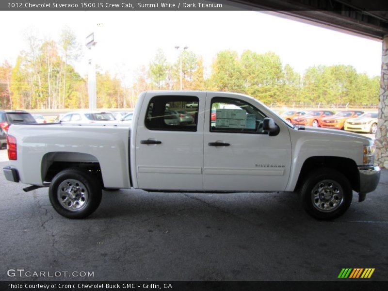 Summit White / Dark Titanium 2012 Chevrolet Silverado 1500 LS Crew Cab